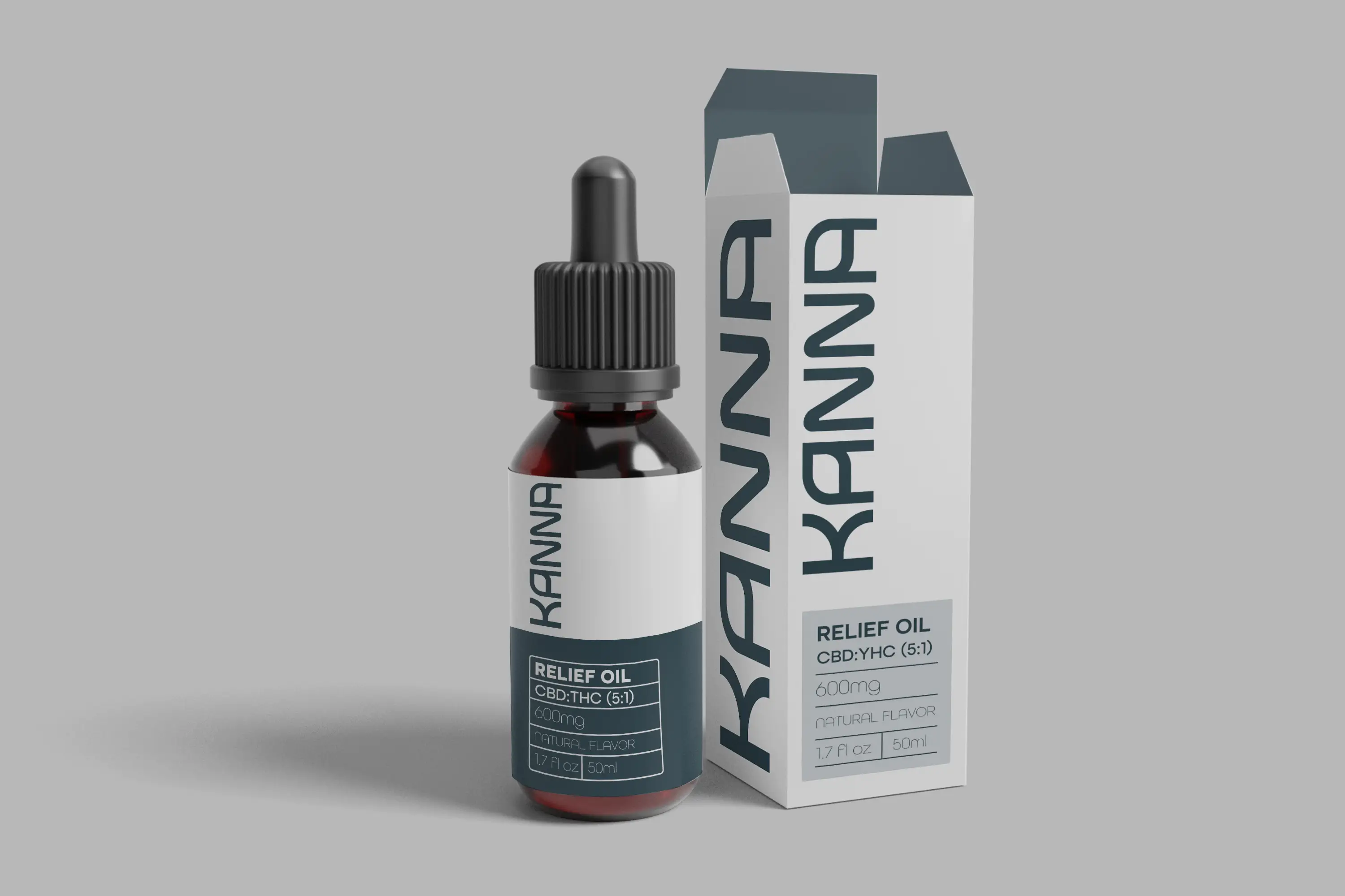 Kanna Pharma Relief Oil CBD:THC (5:1) 600mg - 50 ml